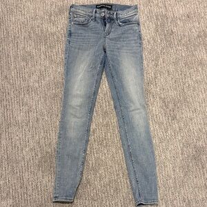 Express Light Blue Skinny Jeans